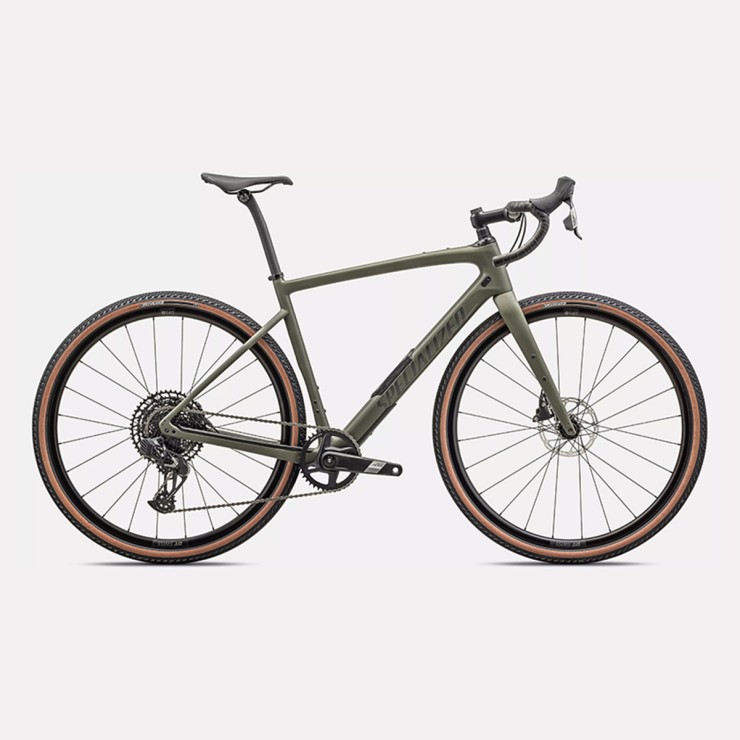 Diverge Comp Carbon | Satin Oak Green