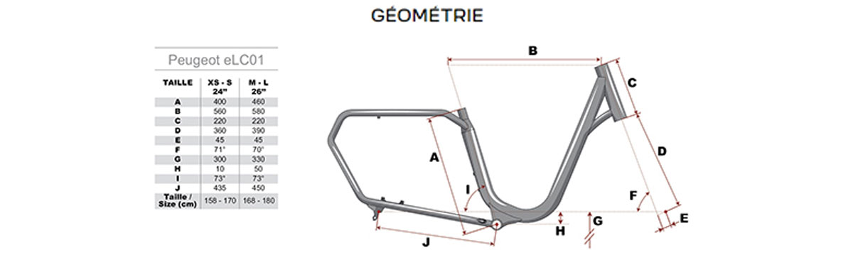 Guide de taille eLC01 Année 2022